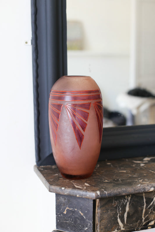 Vase Legras période Art Déco (1914 - 1928)