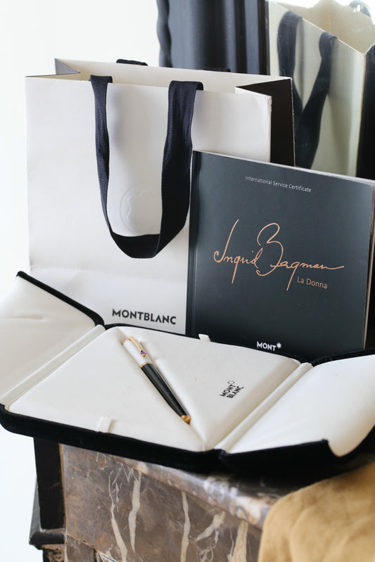 Montblanc Diva Line Ingrid Bergman - Stylo Plume Et Son Coffret