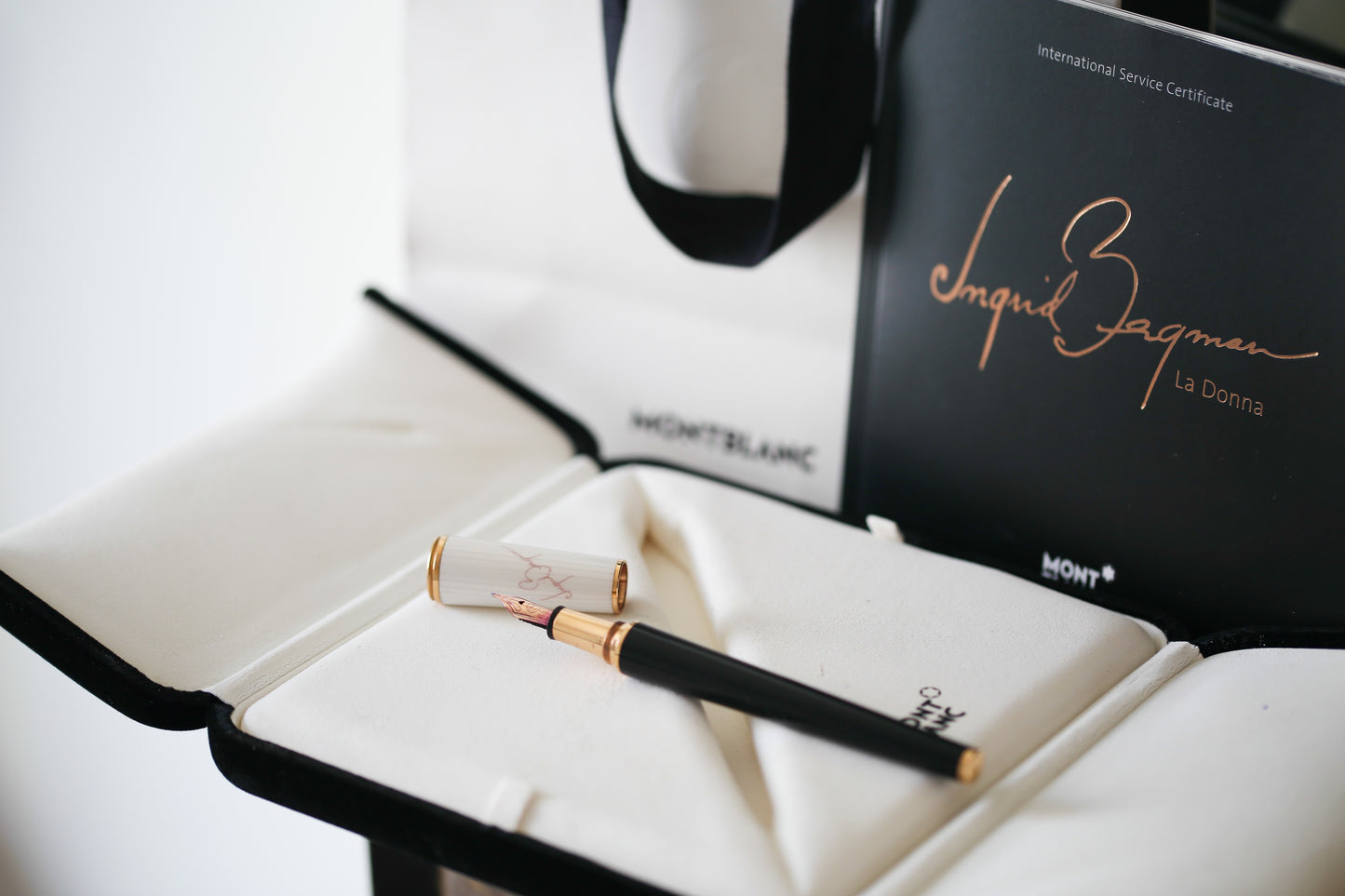 Montblanc Diva Line Ingrid Bergman - Stylo Plume Et Son Coffret