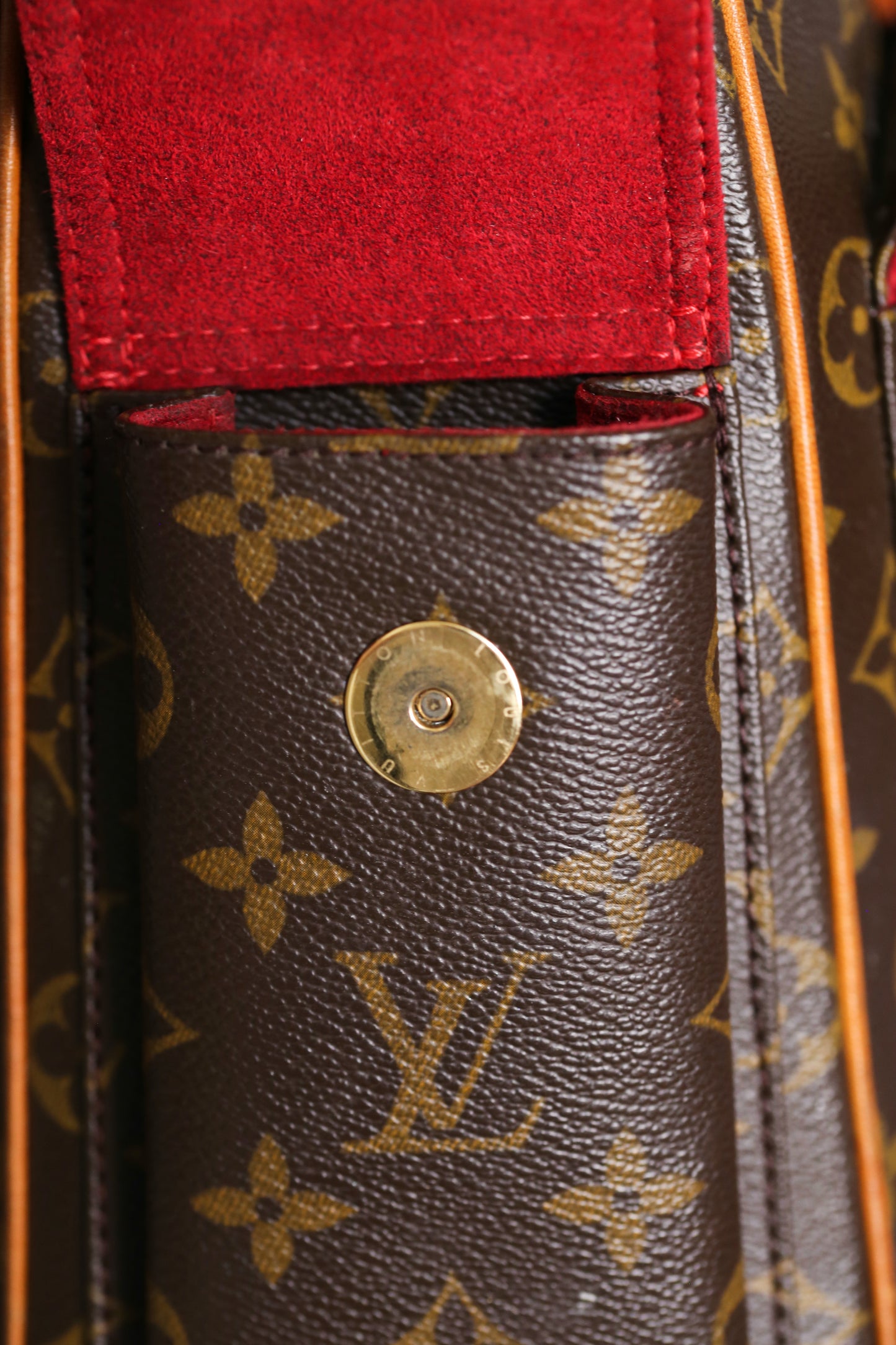 Louis Vuitton sac à main modèle multipli cité en toile et cuir