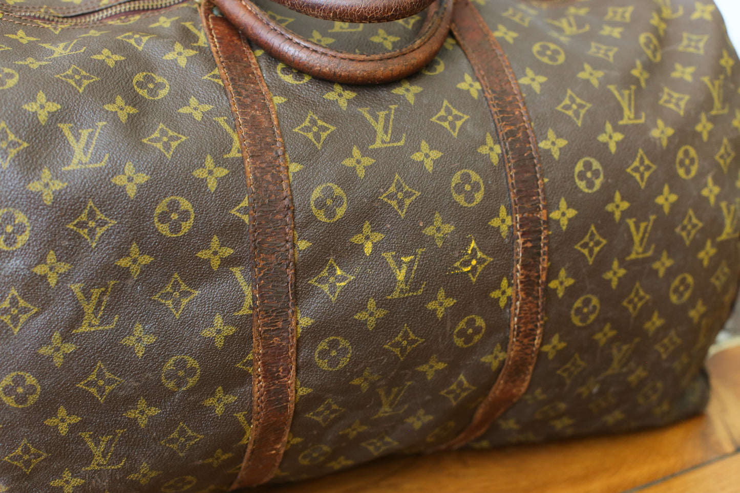 Louis Vuitton sac de voyage modèle Keepall vintage