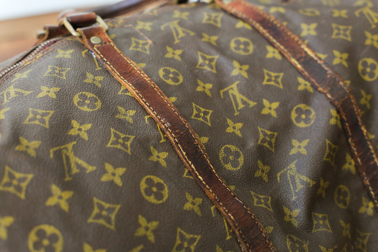 Louis Vuitton sac de voyage modèle Keepall vintage