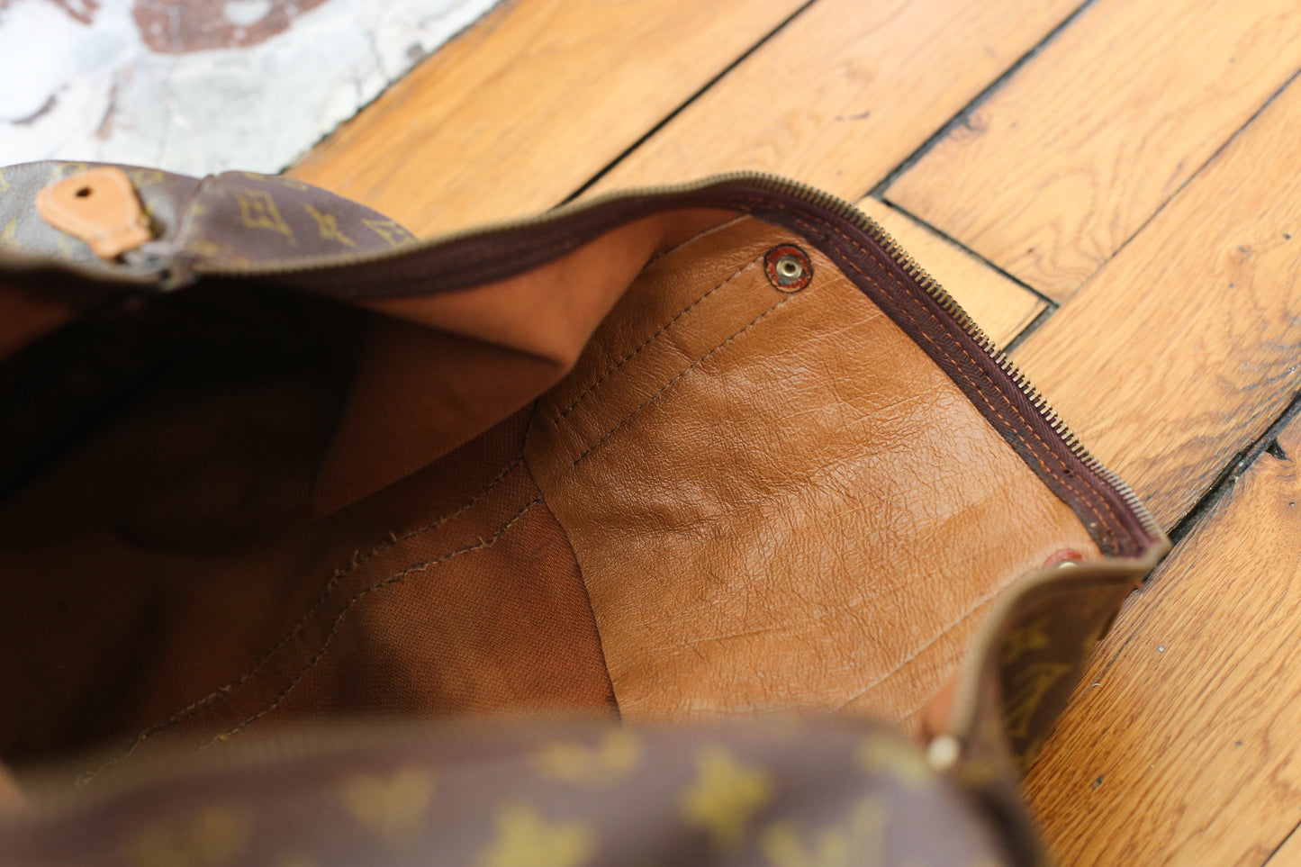 Louis Vuitton sac de voyage modèle Keepall vintage