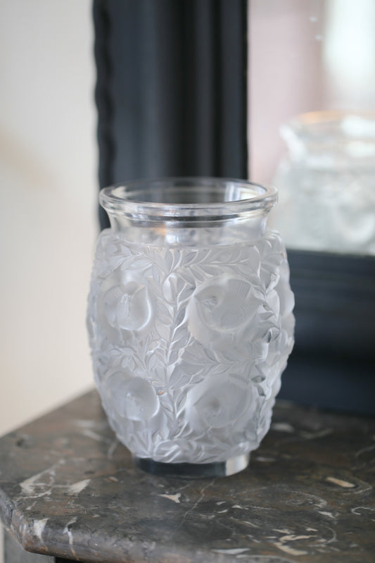 Lalique vase en cristal modèle Bagatelle
