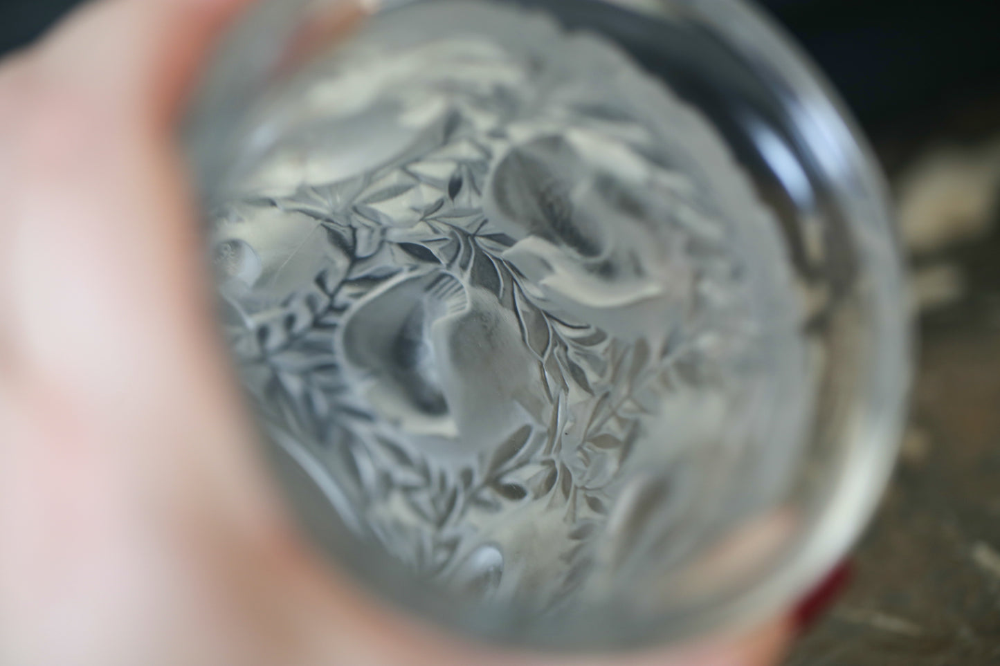 Lalique vase en cristal modèle Bagatelle