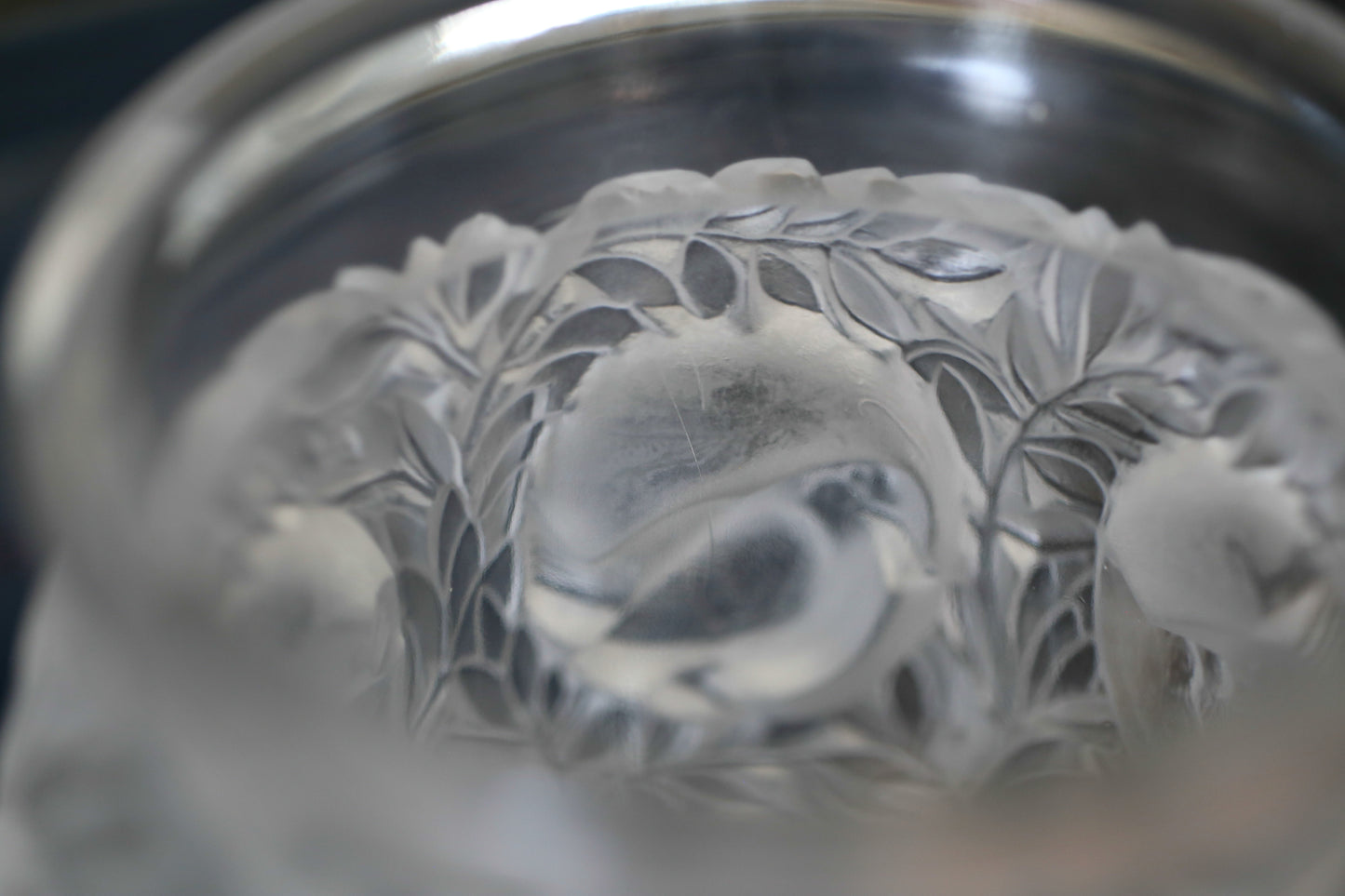 Lalique vase en cristal modèle Bagatelle
