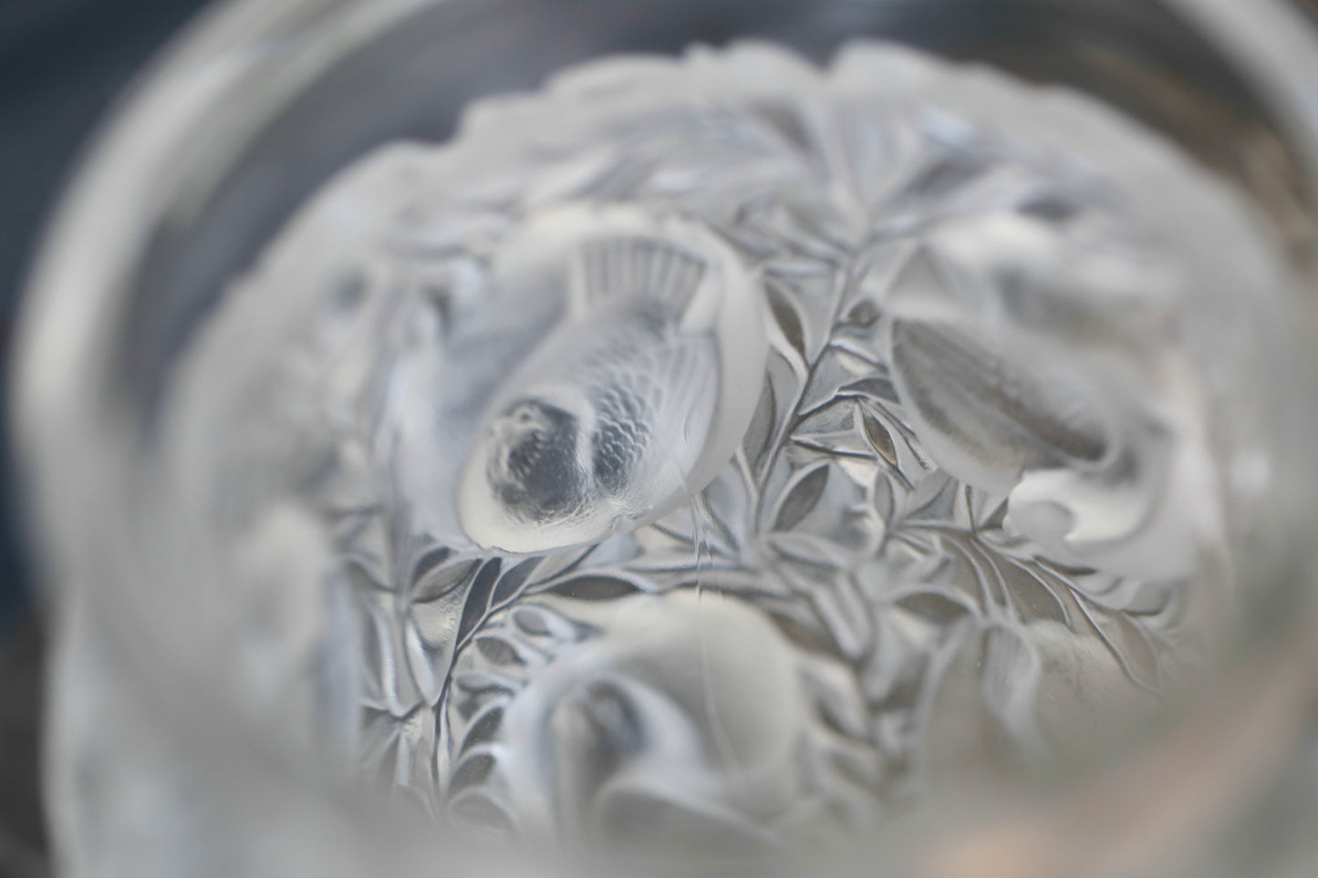 Lalique vase en cristal modèle Bagatelle