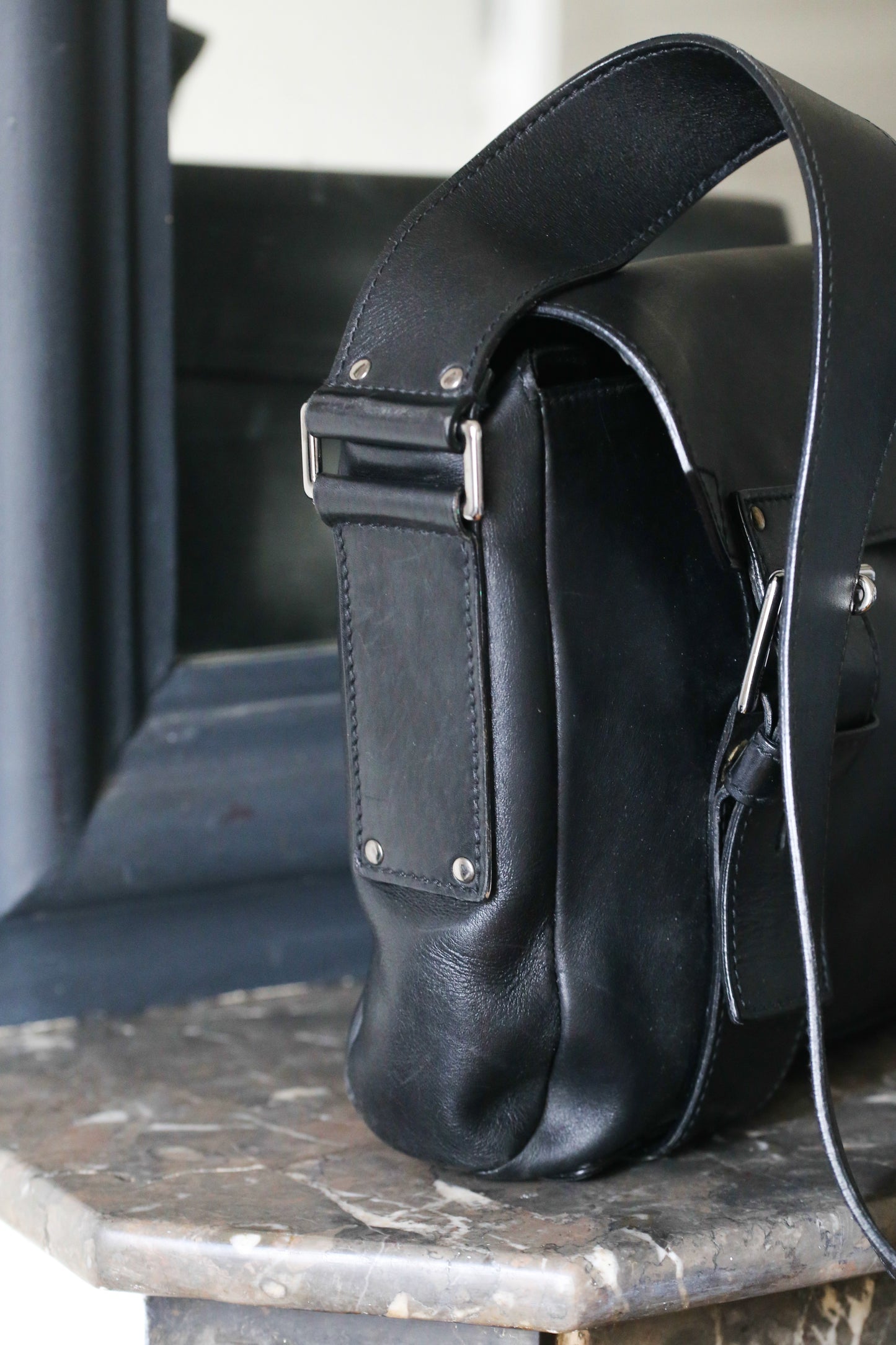Cartable gucci en cuir
