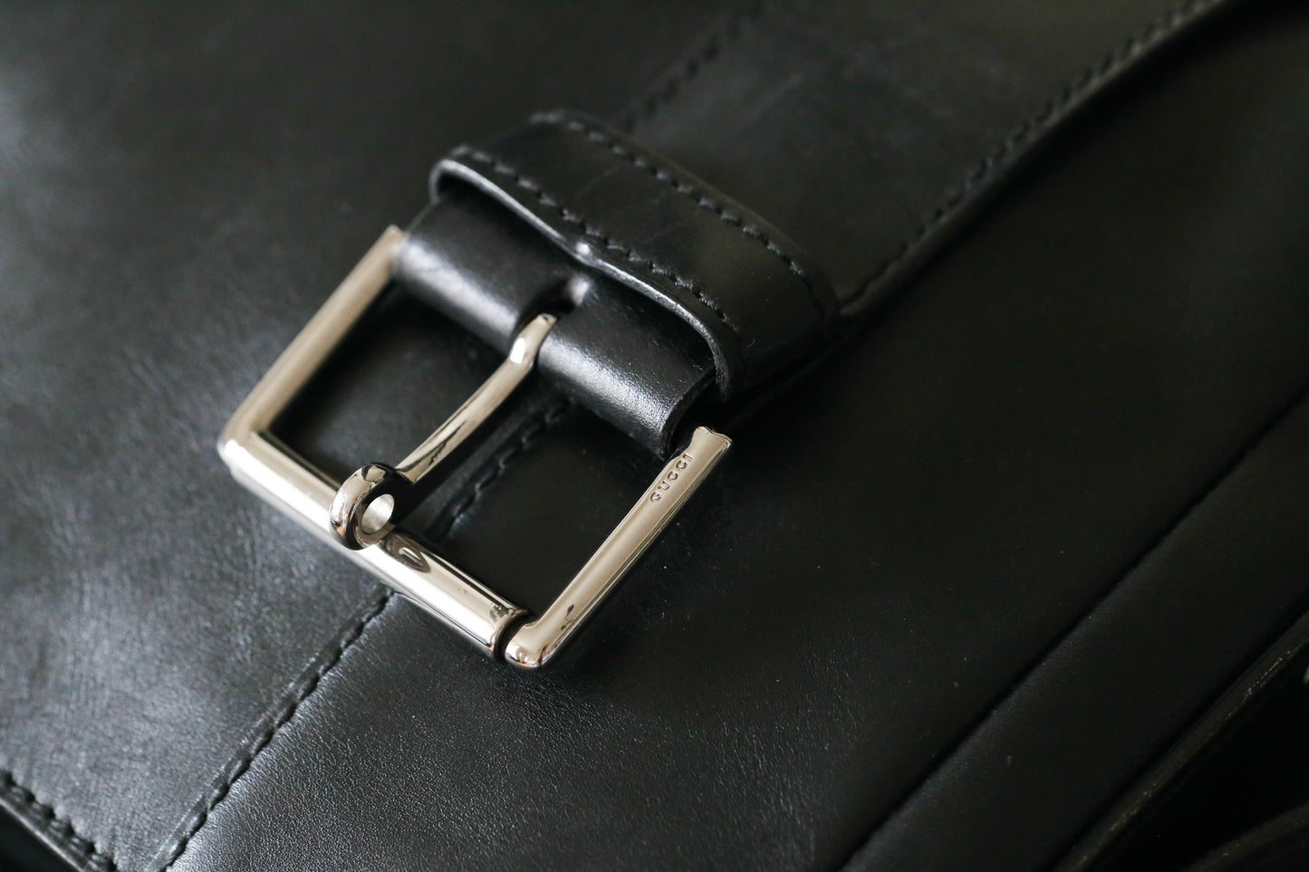 Cartable gucci en cuir