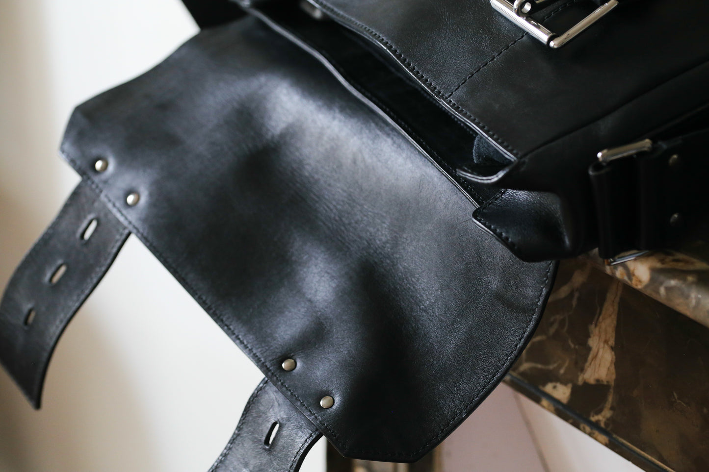 Cartable gucci en cuir