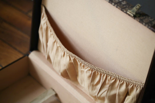 Valise rigide vintage Dior motif Dior oblique