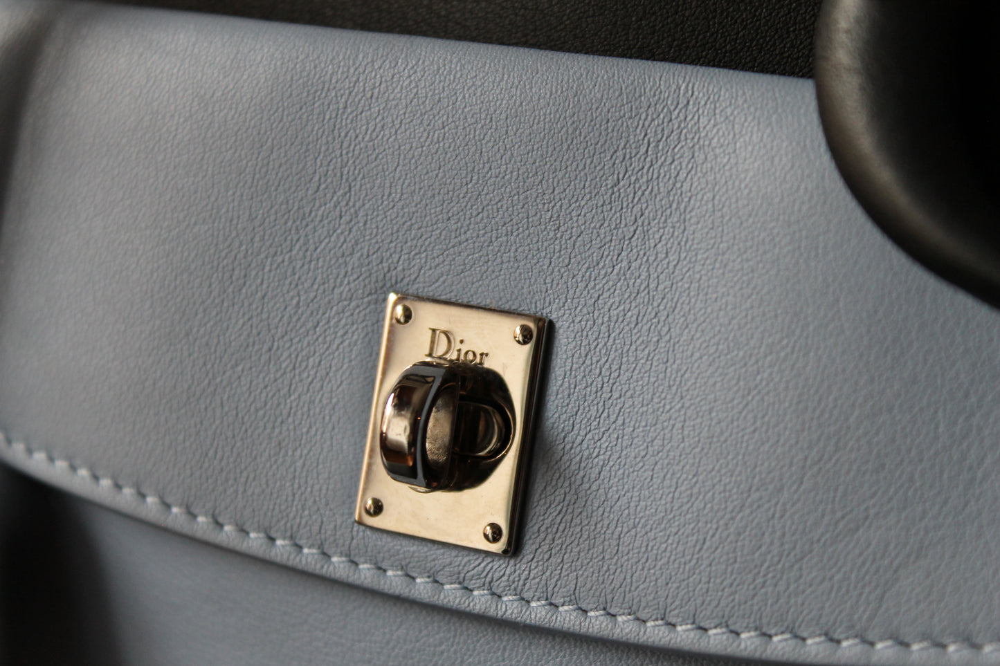 Dior sac à main Lady Dior modèle large pocket tricolore