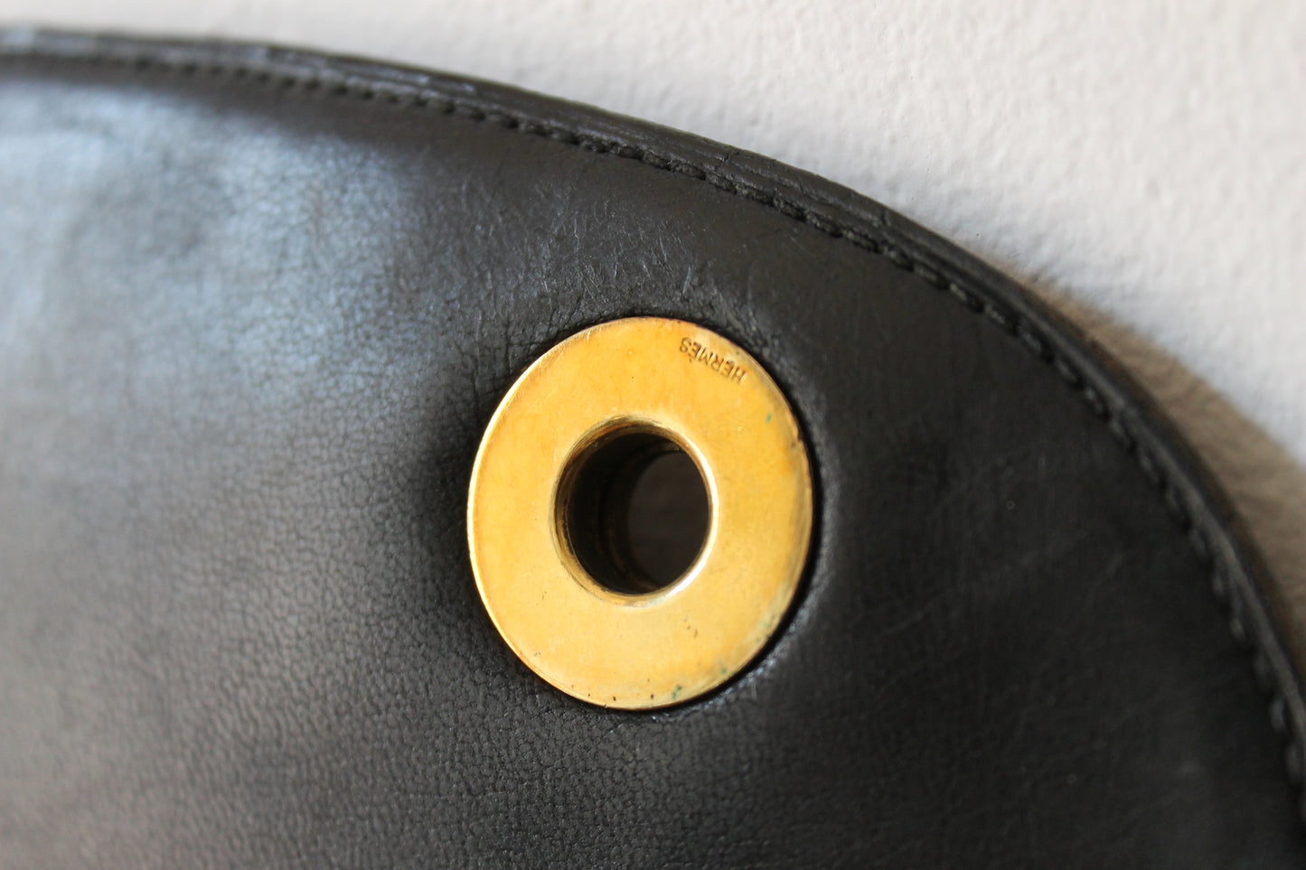 Hermès sac à main modèle Floride en cuir box noir
