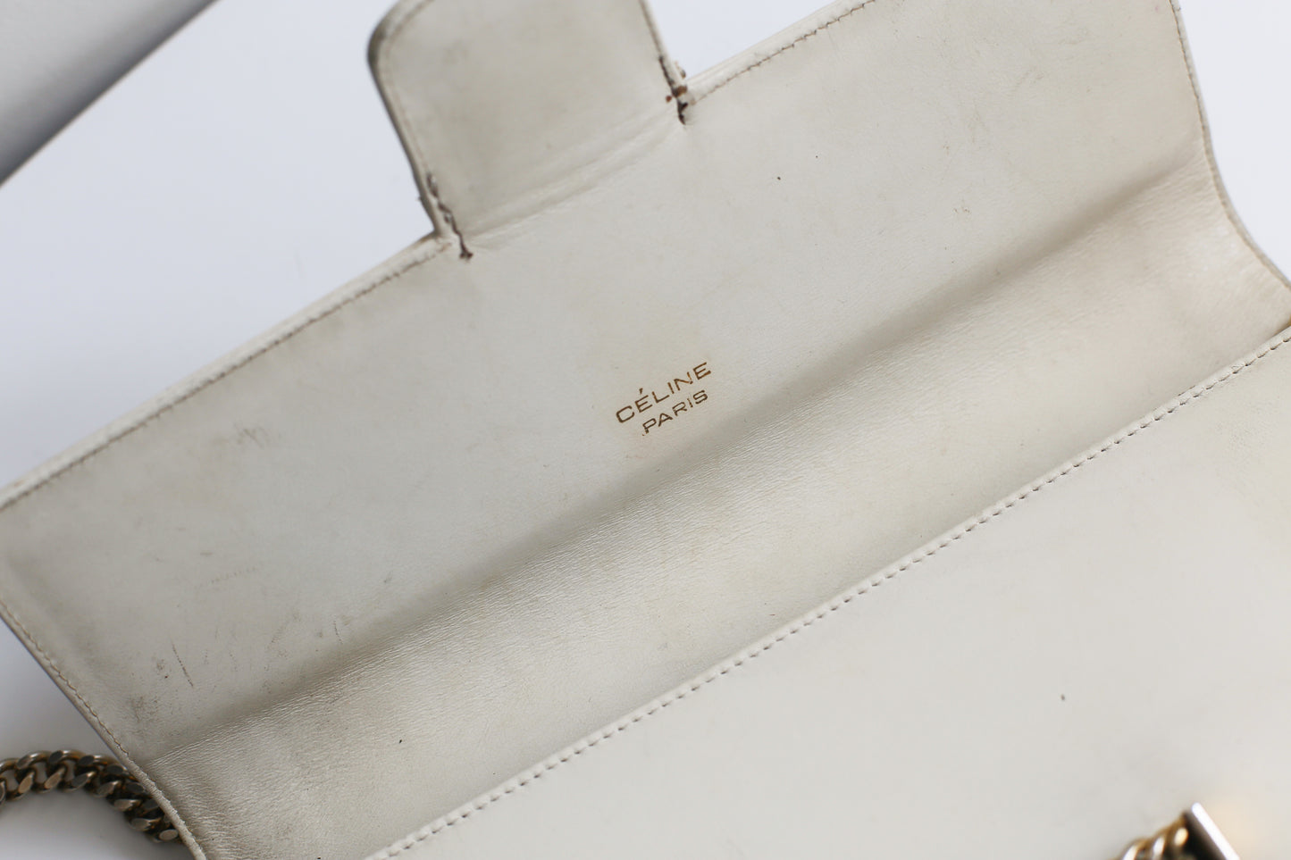 Sac à main Céline vintage modèle Classic en cuir