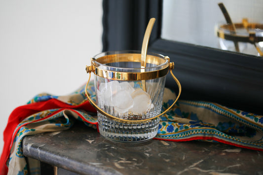 Seau à glace modèle Nancy en cristal maison Baccarat