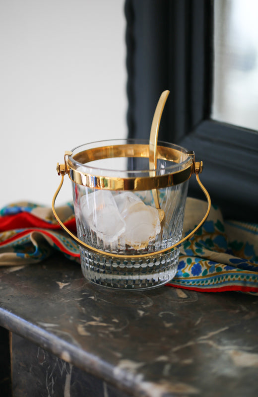 Seau à glace modèle Nancy en cristal maison Baccarat