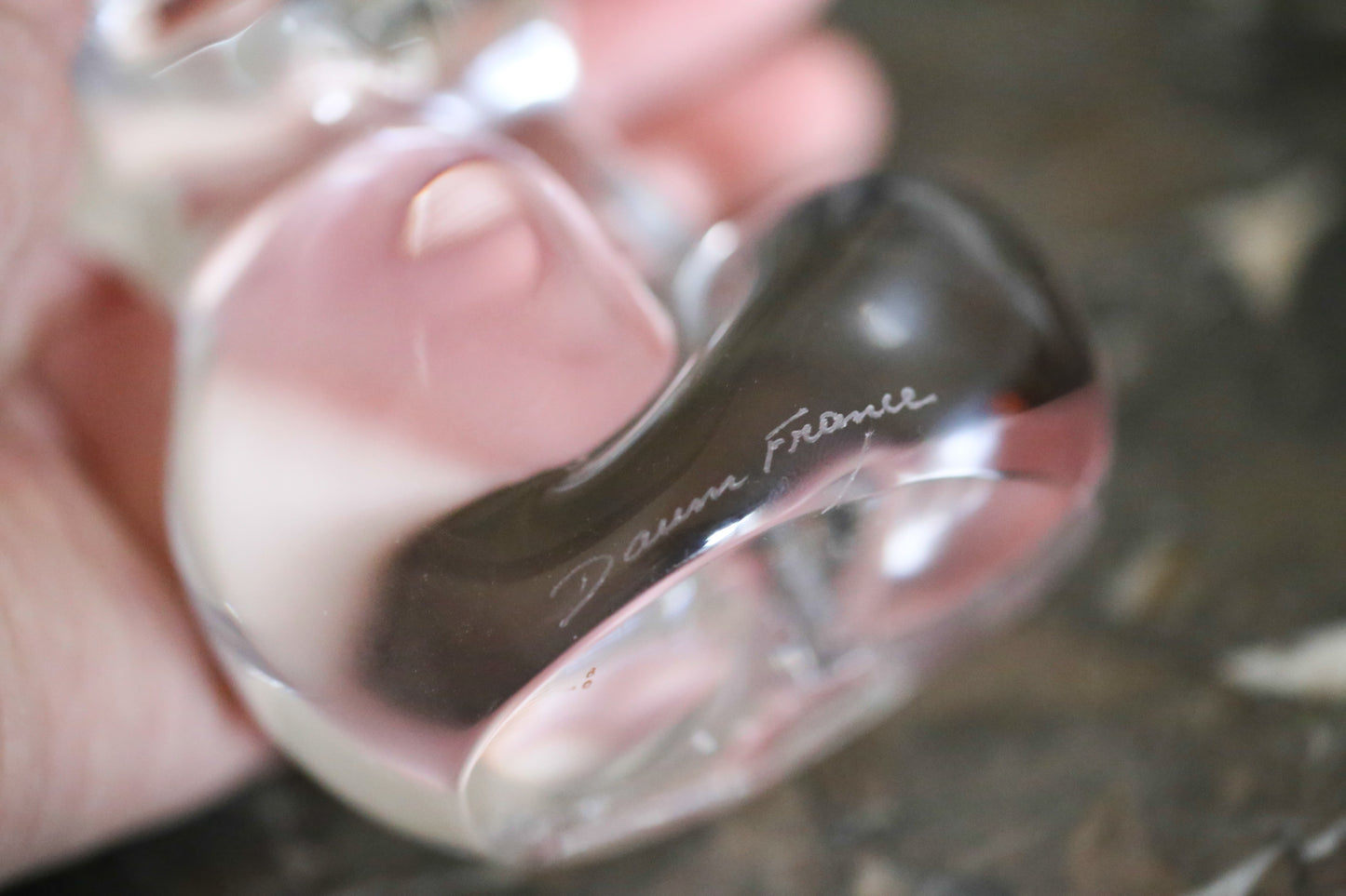 Daum France figurine en cristal représentant un fennec