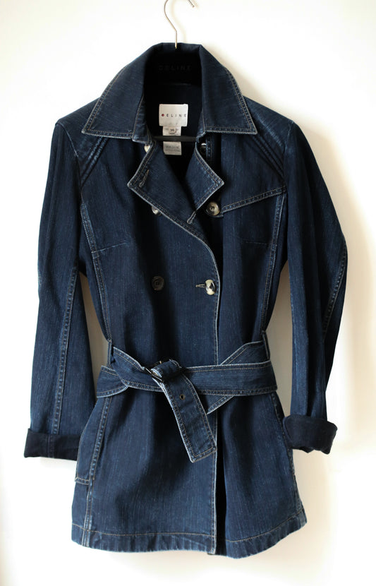 Céline veste en jean longue