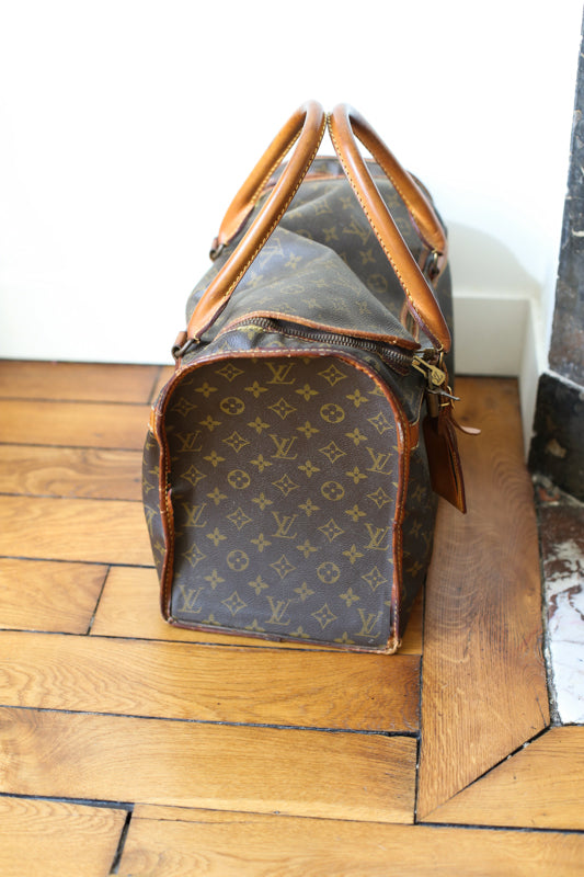 Louis Vuitton sac de voyage vintage pour chat / petit chien