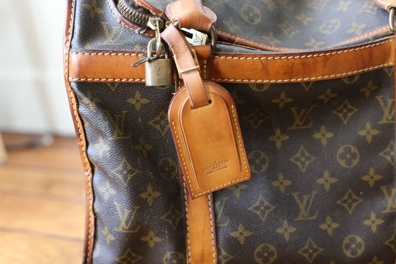 Louis Vuitton sac de voyage vintage pour chat / petit chien
