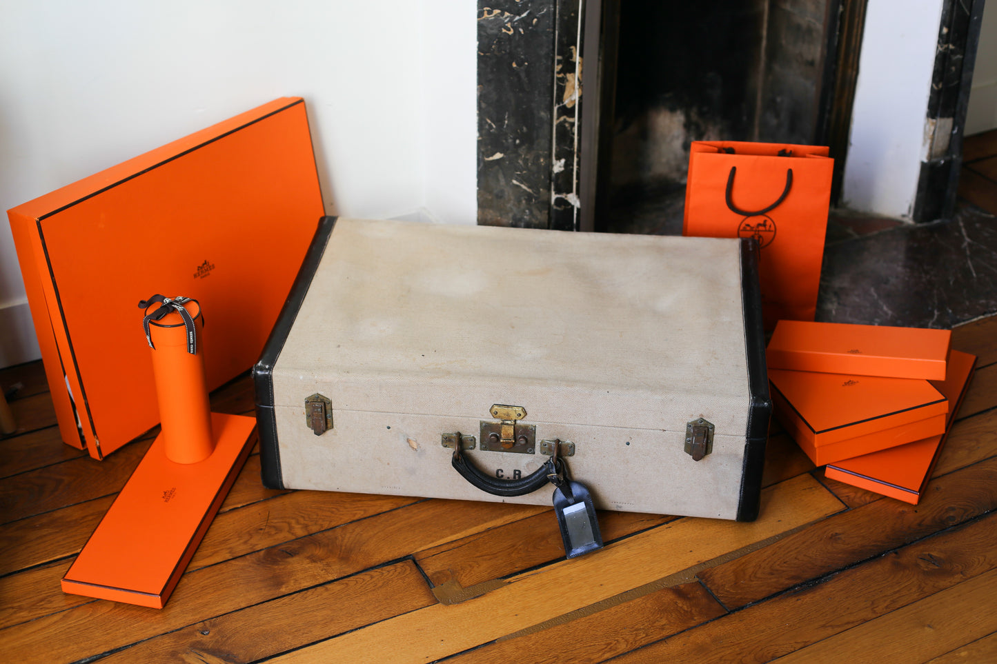 Hermès valise rigide de 1945