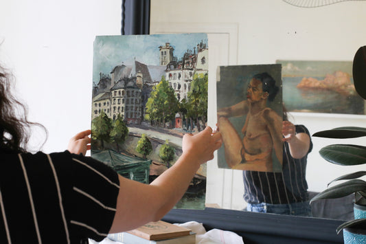 Herbert Theurillat "une ville/un portrait de femme"