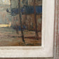 Gabriel Deschamps (1919 - 2011) "Place du Tertre à Montmartre" peinture sur isorel