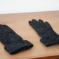 Chanel paire de gants en velours et soie naturelle taille 6 1/2