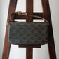 Celine sac à main Triomphe en toile imprimée et veau camel