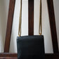 Gucci sac modèle gg marmont chain porté épaule en cuir noir
