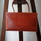 Hermès sac à main vintage modèle brio en cuir cognac