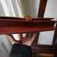 Hermès sac à main vintage modèle brio en cuir cognac