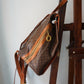 Céline sac à dos en cuir et toile triomphe