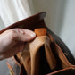 Céline sac à dos en cuir et toile triomphe