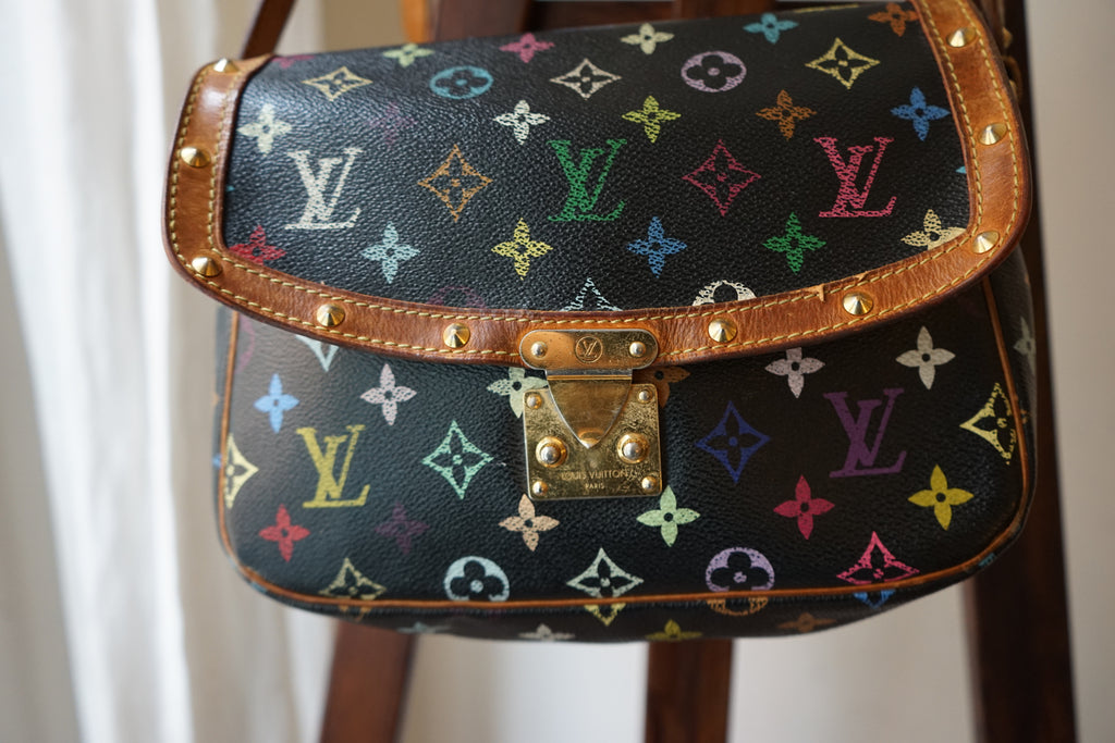 Louis Vuitton x Takashi Murakami sac à main modèle Sologne