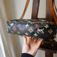 Louis Vuitton x Takashi Murakami sac à main modèle Sologne