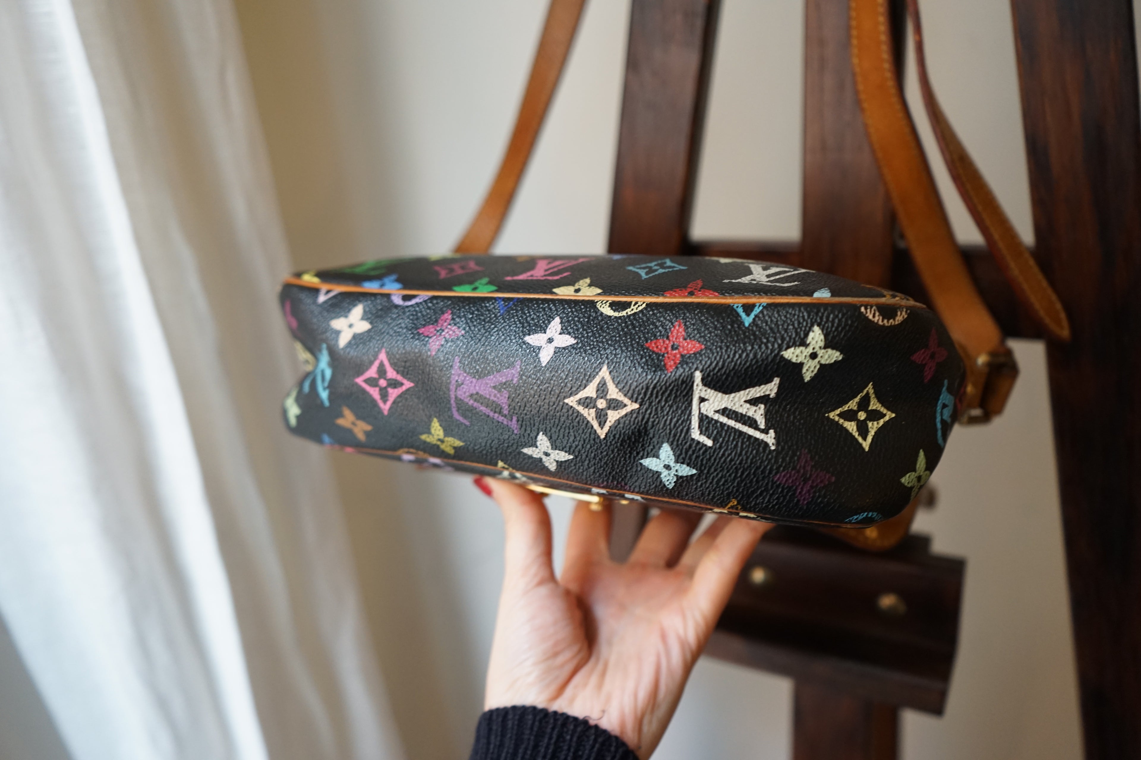 Louis Vuitton x Takashi Murakami sac à main modèle Sologne