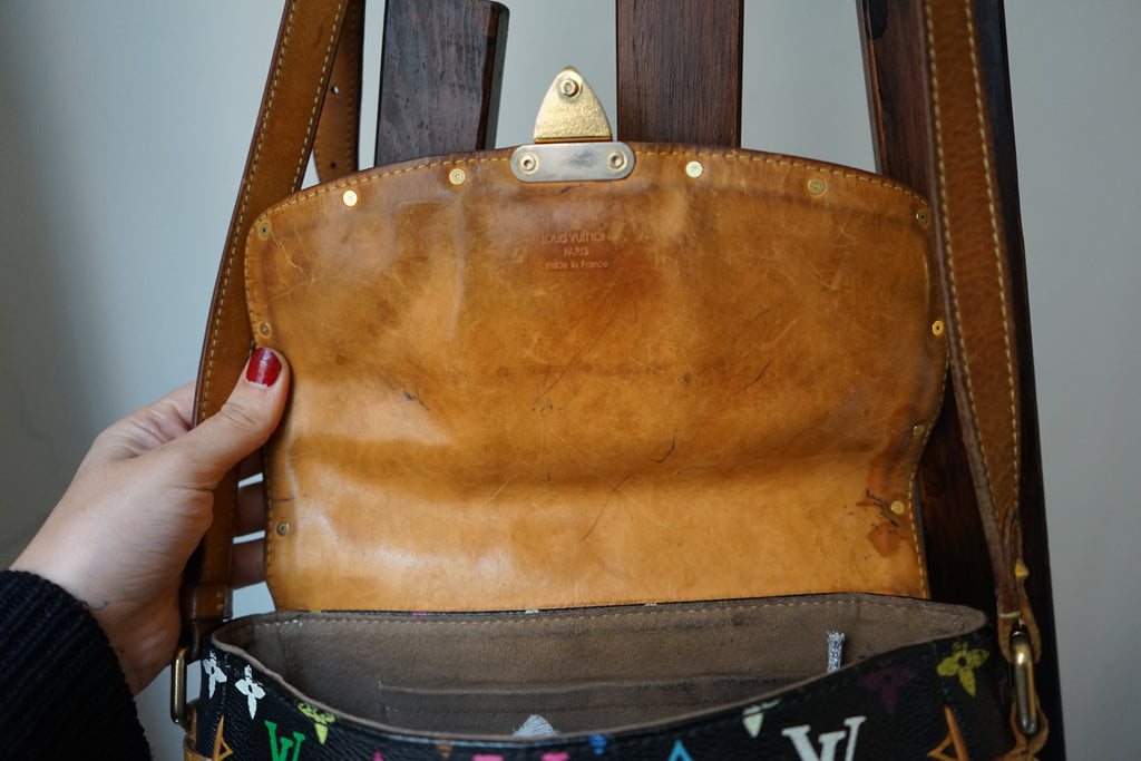 Louis Vuitton x Takashi Murakami sac à main modèle Sologne