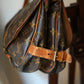 Louis Vuitton sac à main modèle Saumur en toile et cuir
