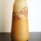 Legras vase en verre émaillé orangé art déco