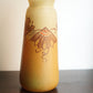 Legras vase en verre émaillé orangé art déco