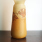 Legras vase en verre émaillé orangé art déco