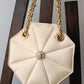Chanel sac minaudière octogonal en soie et cuir