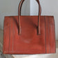 Hermès sac à main modèle Drag en cuir marron vintage