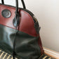 Hermès sac à main modèle bolide en cuir tricolore