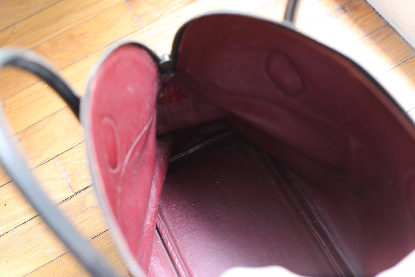 Hermès sac à main modèle bolide en cuir tricolore