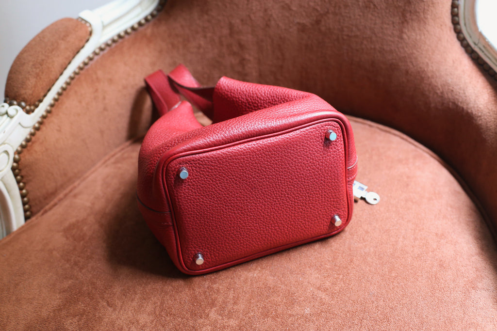 Hermès sac à main modèle picotin 18 en cuir taurillon