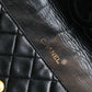 Chanel sac à main modèle Timeless en cuir noir vintage