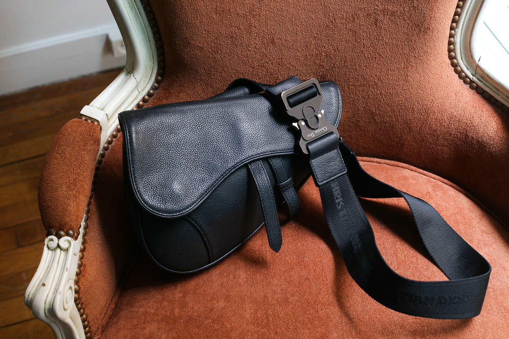 Dior unisexe sac bandoulière modèle Saddle en cuir