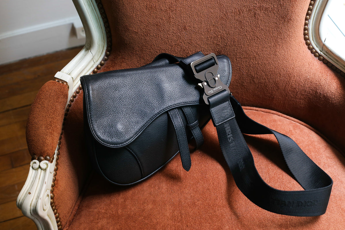 Dior unisexe sac bandoulière modèle Saddle en cuir